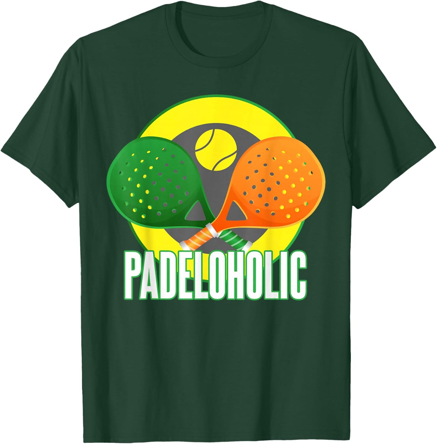 Padel Shirt Funny Padeloholic Padeleur Sport Padel Player T-Shirt - T-Shirt | Forest