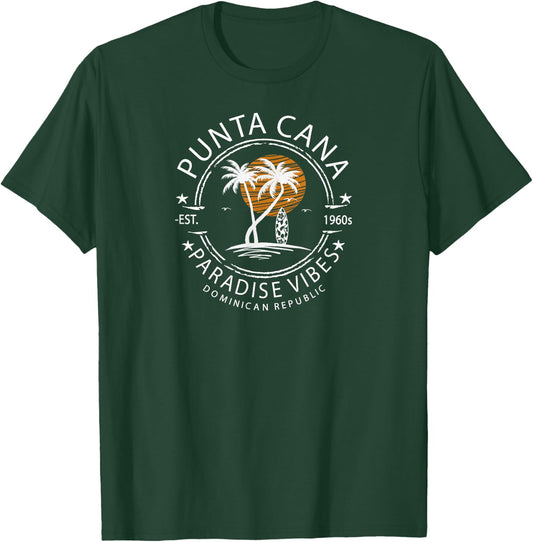 Punta Cana Vacation Dominican Republic Summer Paradise T-Shirt - T-Shirt | Forest