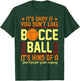 Bocce Ball Shirt - Funny Smart People Gift T-Shirt - T-Shirt | Forest