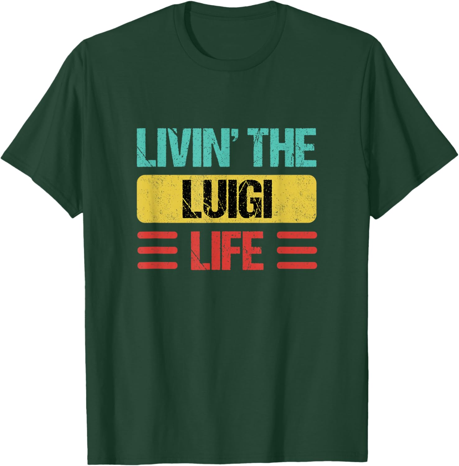Luigi Name T-Shirt - T-Shirt | Forest