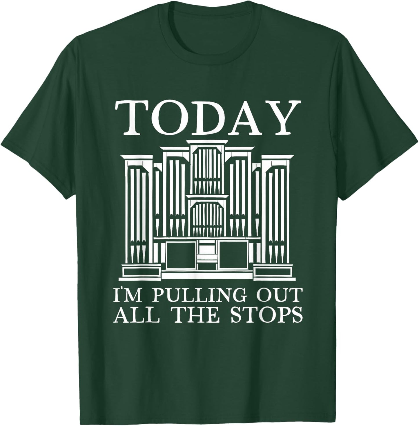Organ Player Organist Church Organist Organ T-Shirt - T-Shirt | Forest