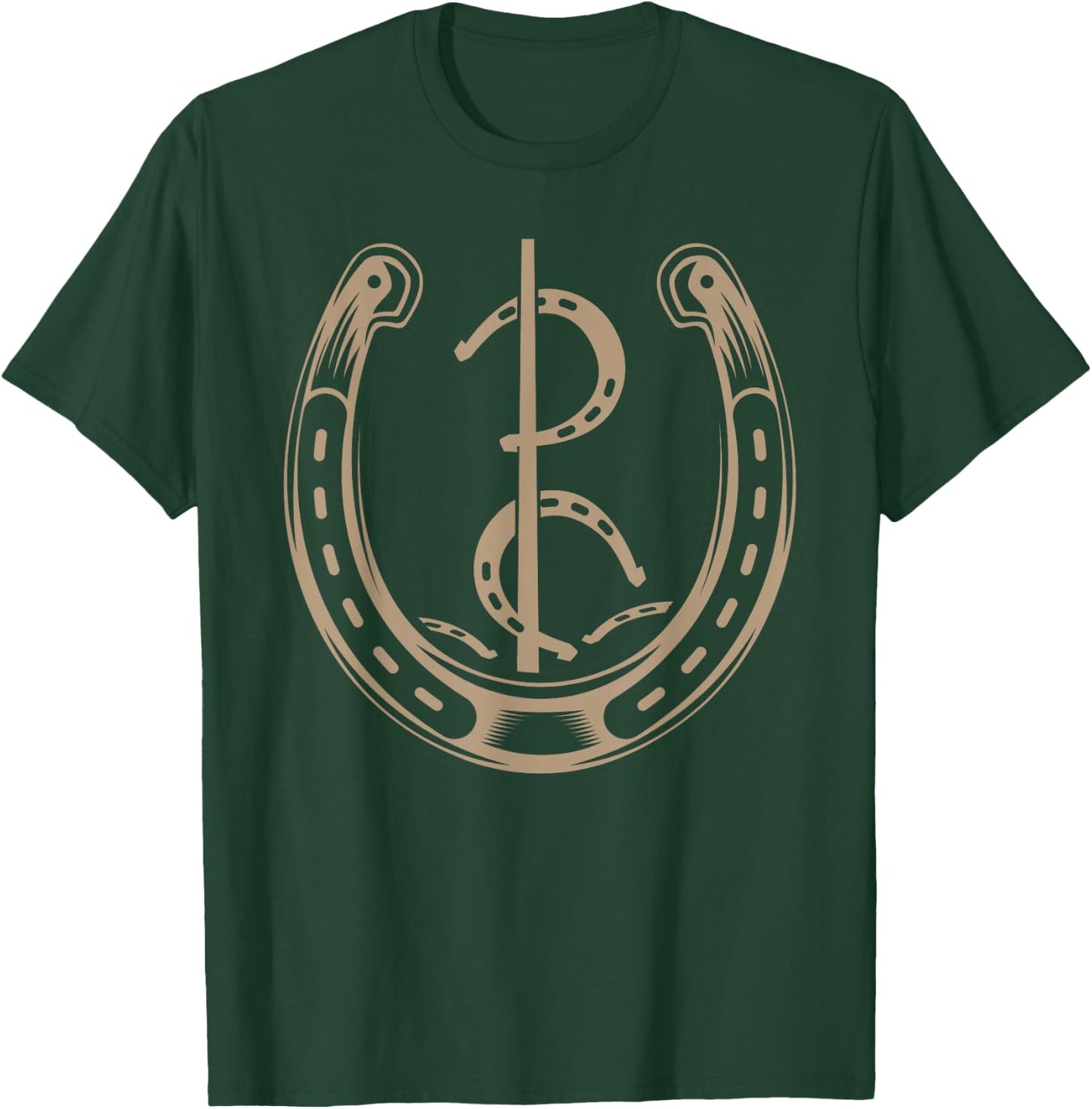 Horseshoe Throwing T-Shirt - T-Shirt | Forest