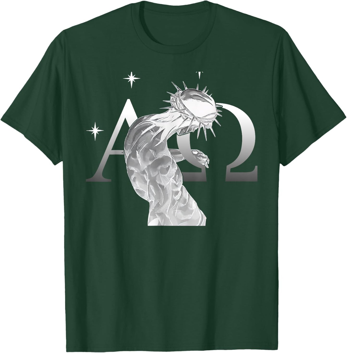 Alpha Omega Jesus Is King Seek Kingdom JoJo T-Shirt - T-Shirt | Forest