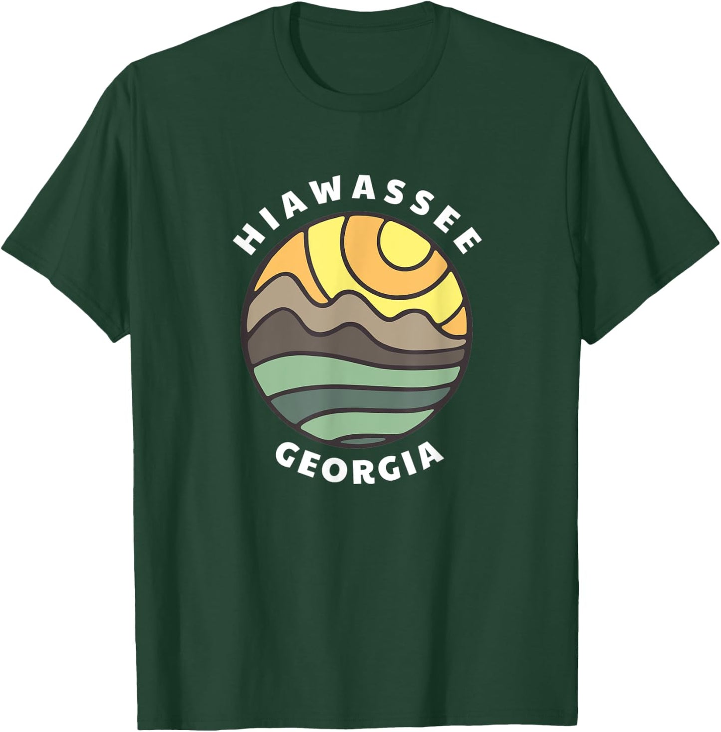 Hiawassee Georgia Mountains Blue Ridge GA Vacation T-Shirt - T-Shirt | Forest