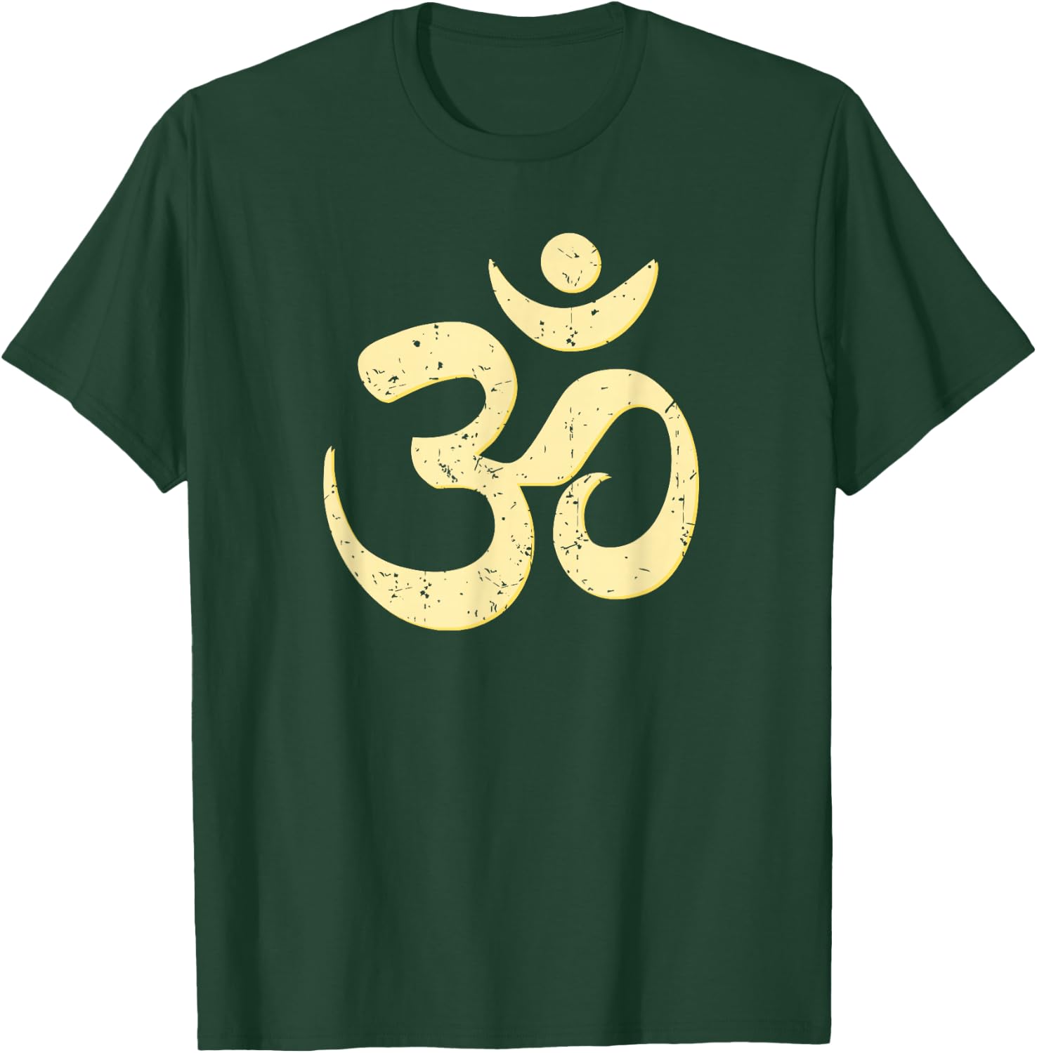 Rich Sphere Om Omkar Aum Symbol Spiritual Yoga Meditation Zen Vintage T-Shirt - T-Shirt | Forest