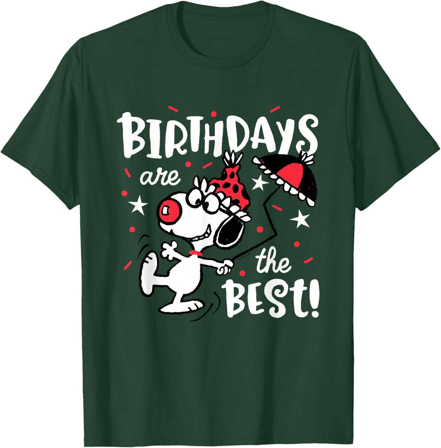 Peanuts Snoopy Birthdays Are The Best! T-Shirt - T-Shirt | Forest
