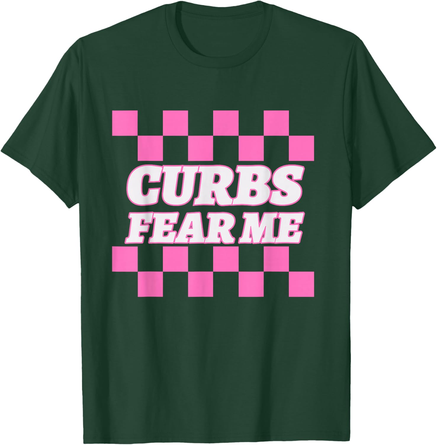 Funny New Driver Curbs Fear Me Bad Drivers T-Shirt - T-Shirt | Forest