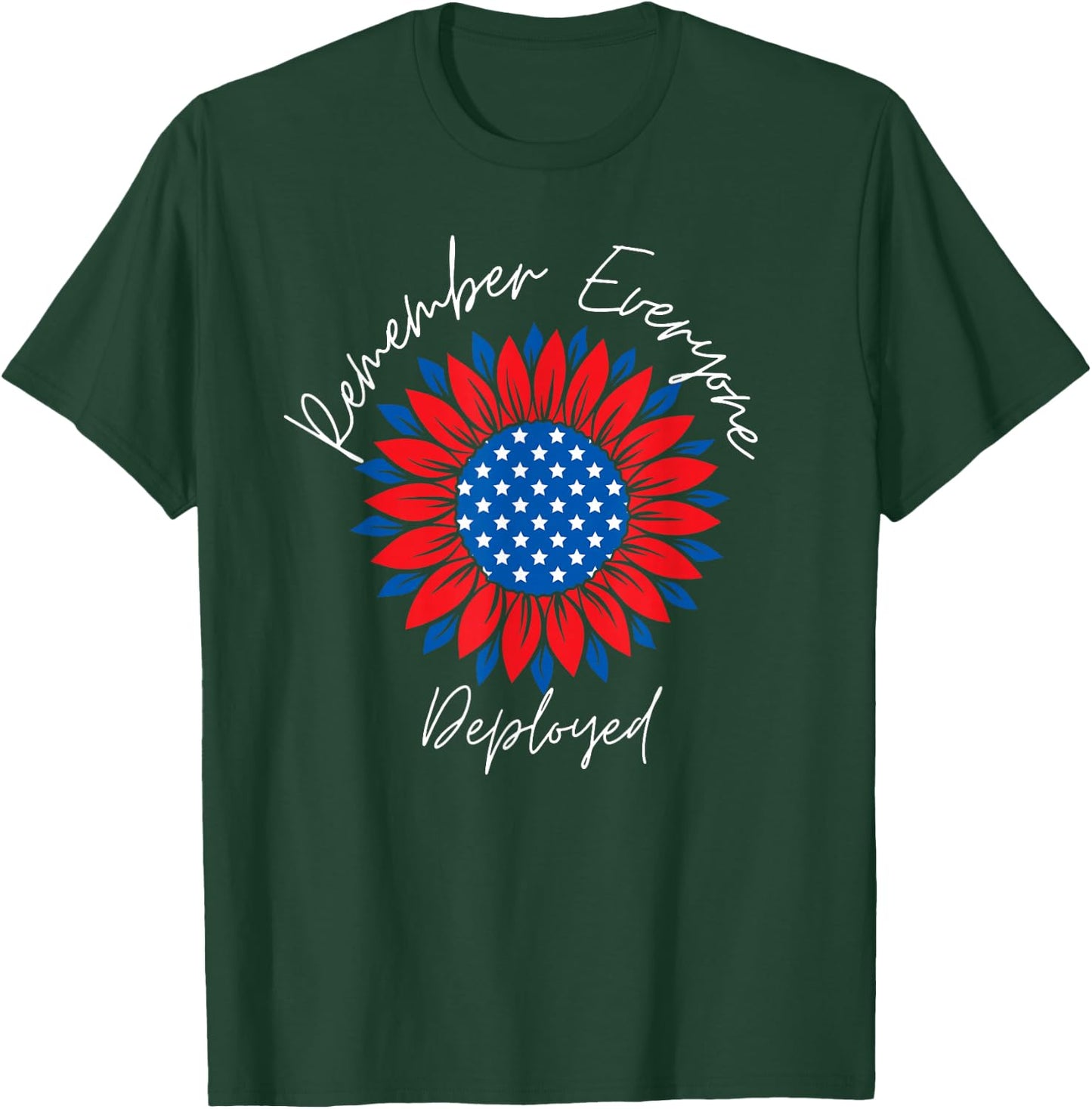 Remember Everyone Deployed-Wear Red on Friday Military T-Shirt - T-Shirt | Forest