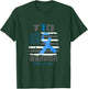 World Diabetes Awareness Blue Ribbon T1D Warrior Type 1 T-Shirt - T-Shirt | Forest