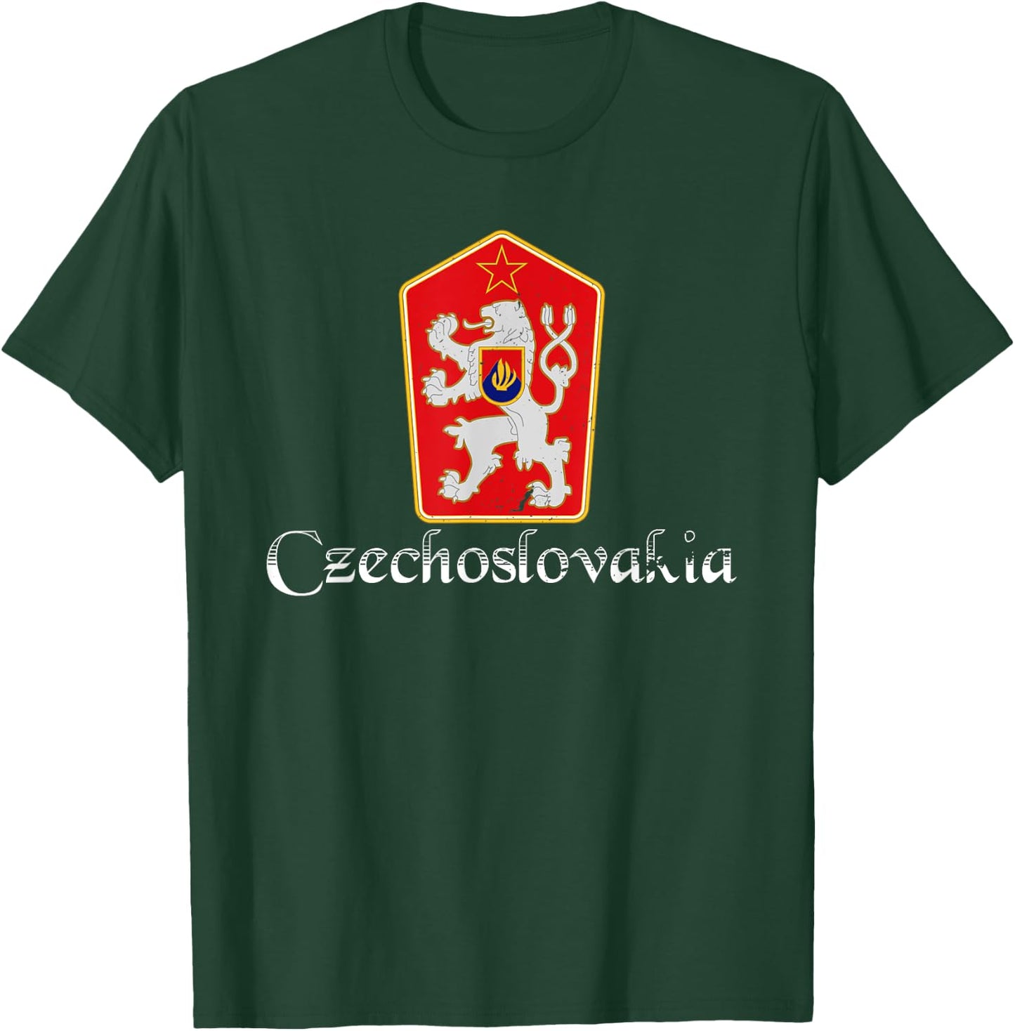 Czechoslovakia Czech Slovak central Europe communist T-Shirt - T-Shirt | Forest