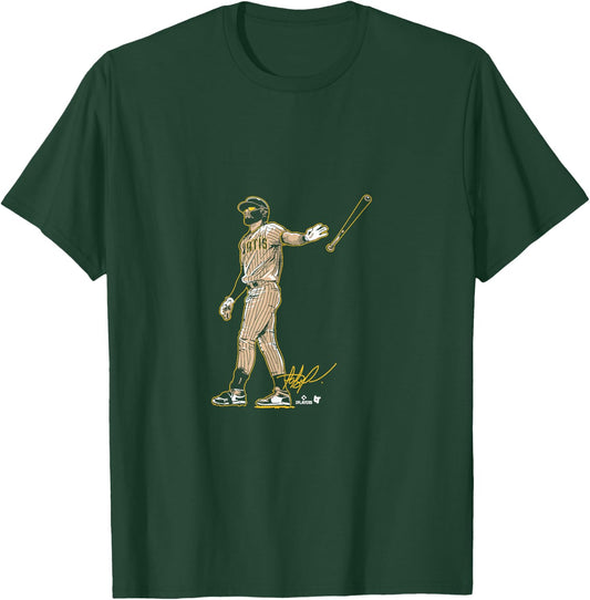 Fernando Tatis Jr.: Home Run Pose - San Diego Baseball T-Shirt - T-Shirt | Forest