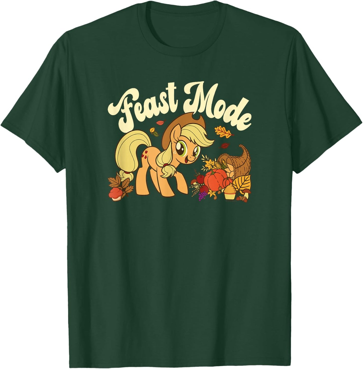 My Little Pony: Friendship Is Magic Applejack Feast Mode T-Shirt - T-Shirt | Forest