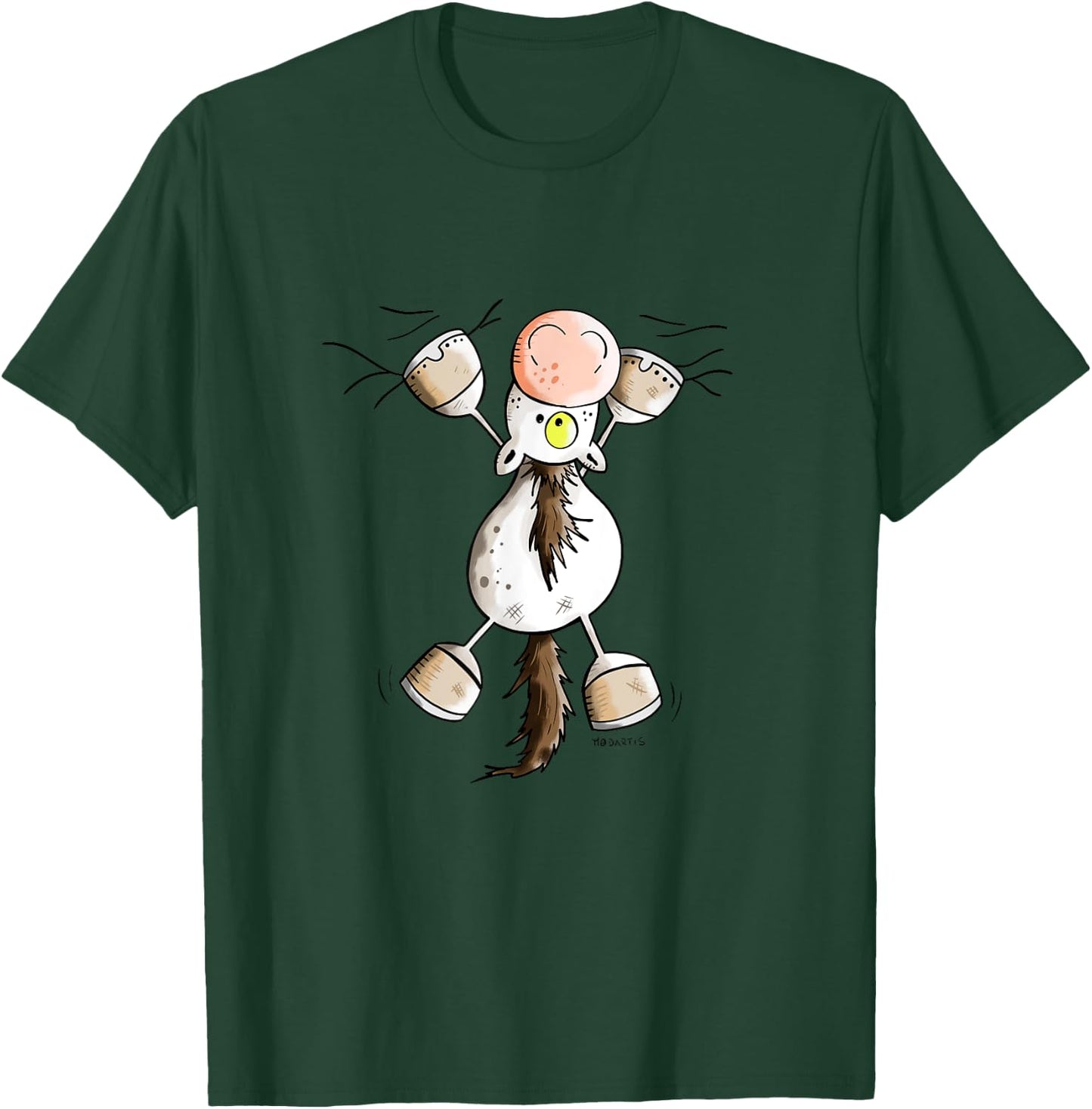 Cute Horse For Horse Friends And Horseback Riders T-Shirt - T-Shirt | Forest