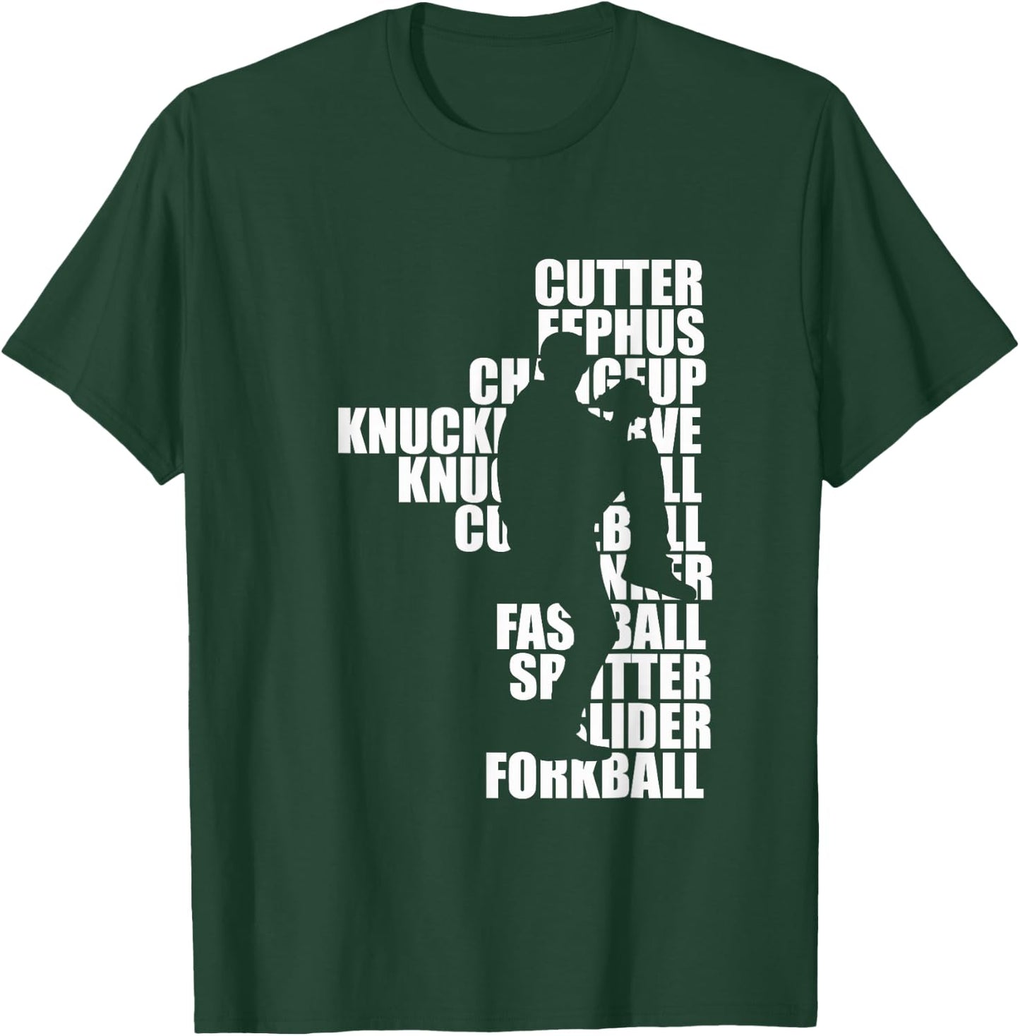 Pitcher Baseball Apparel - Baseball T-Shirt - T-Shirt | Forest