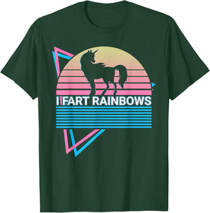 Unicorn I Fart Rainbows T-Shirt - T-Shirt | Forest