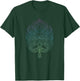 Spiritual Monstera Yoga Meditation Monstera Leaf T-Shirt - T-Shirt | Forest