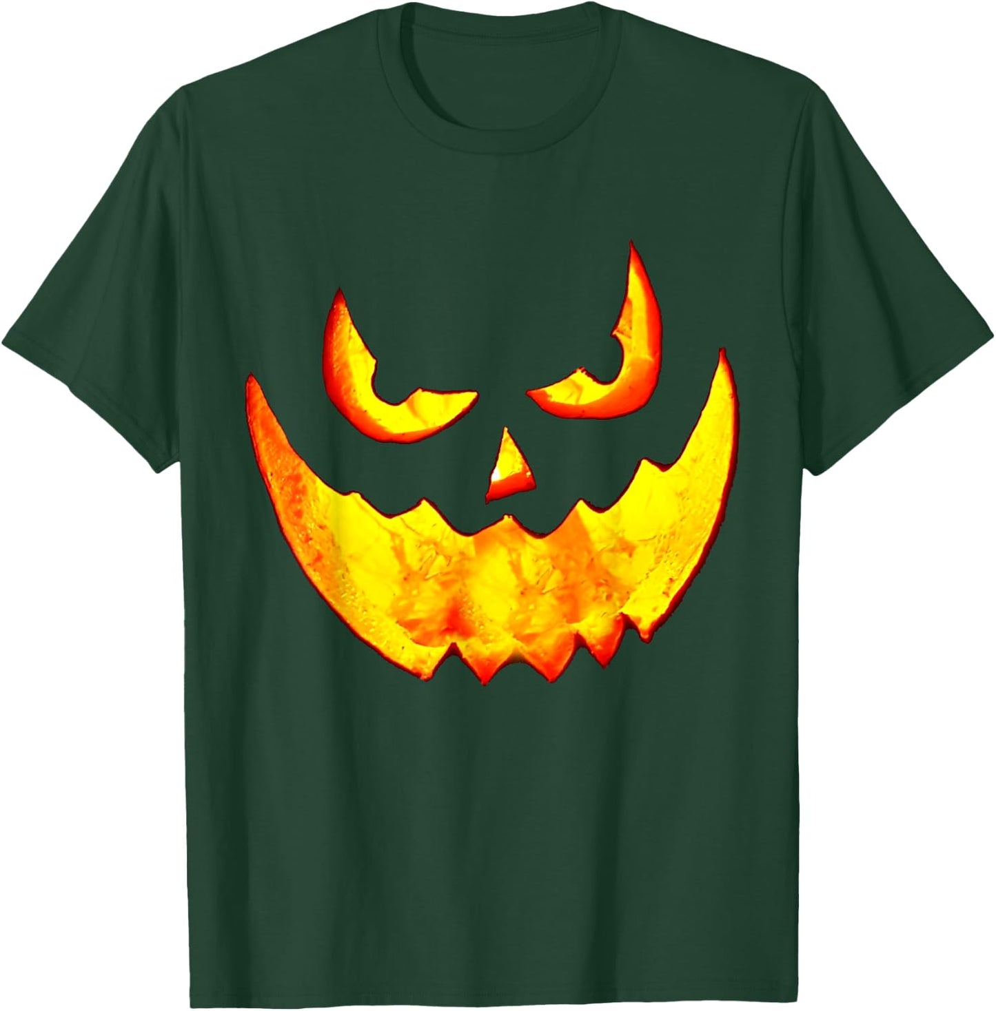 Jack O Lantern Scary Pumpkin Halloween Costume T-Shirt - T-Shirt | Forest