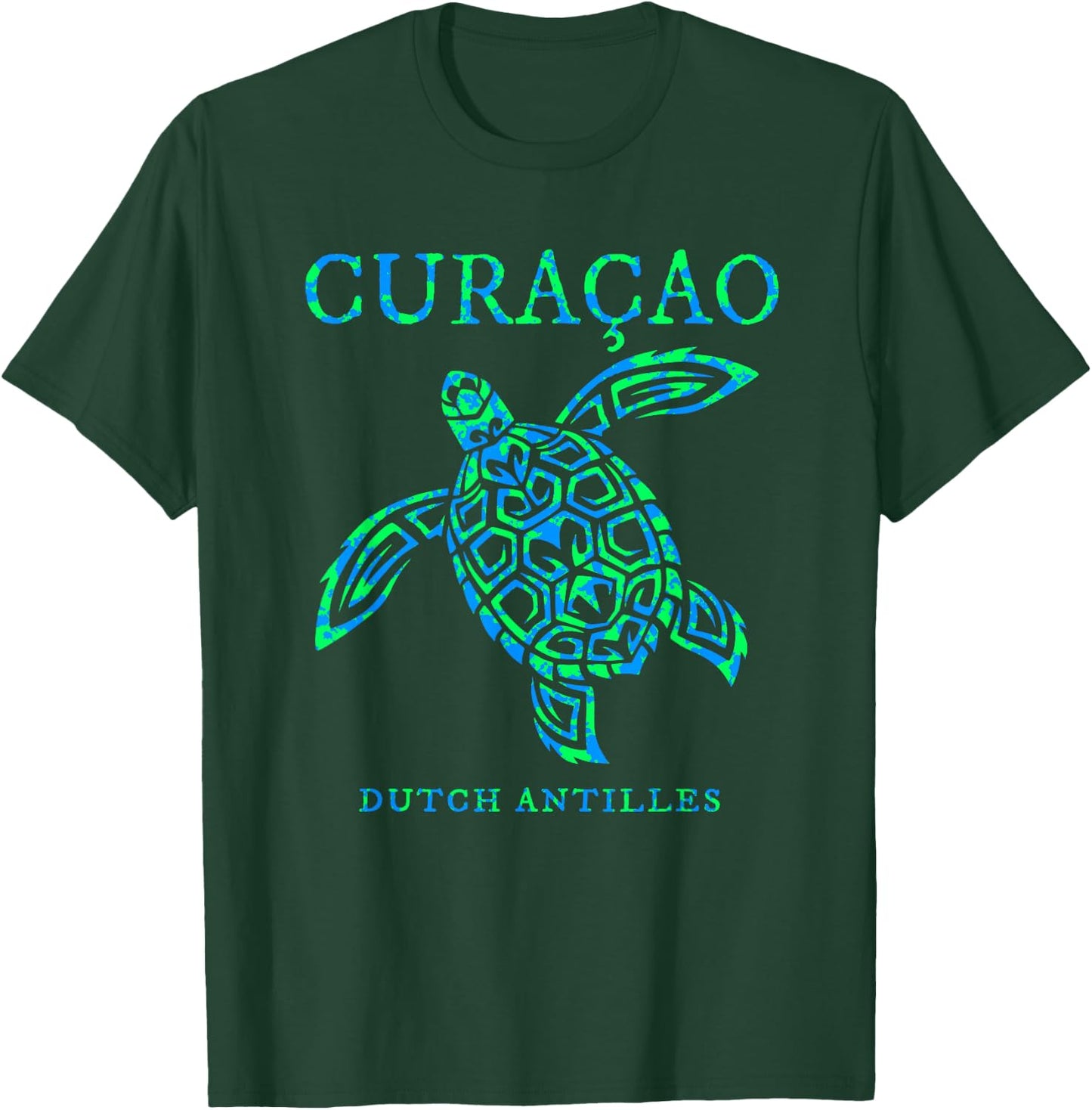 Curacao Sea Turtle Boys Girls Toddler Vacation Souvenir T-Shirt - T-Shirt | Forest