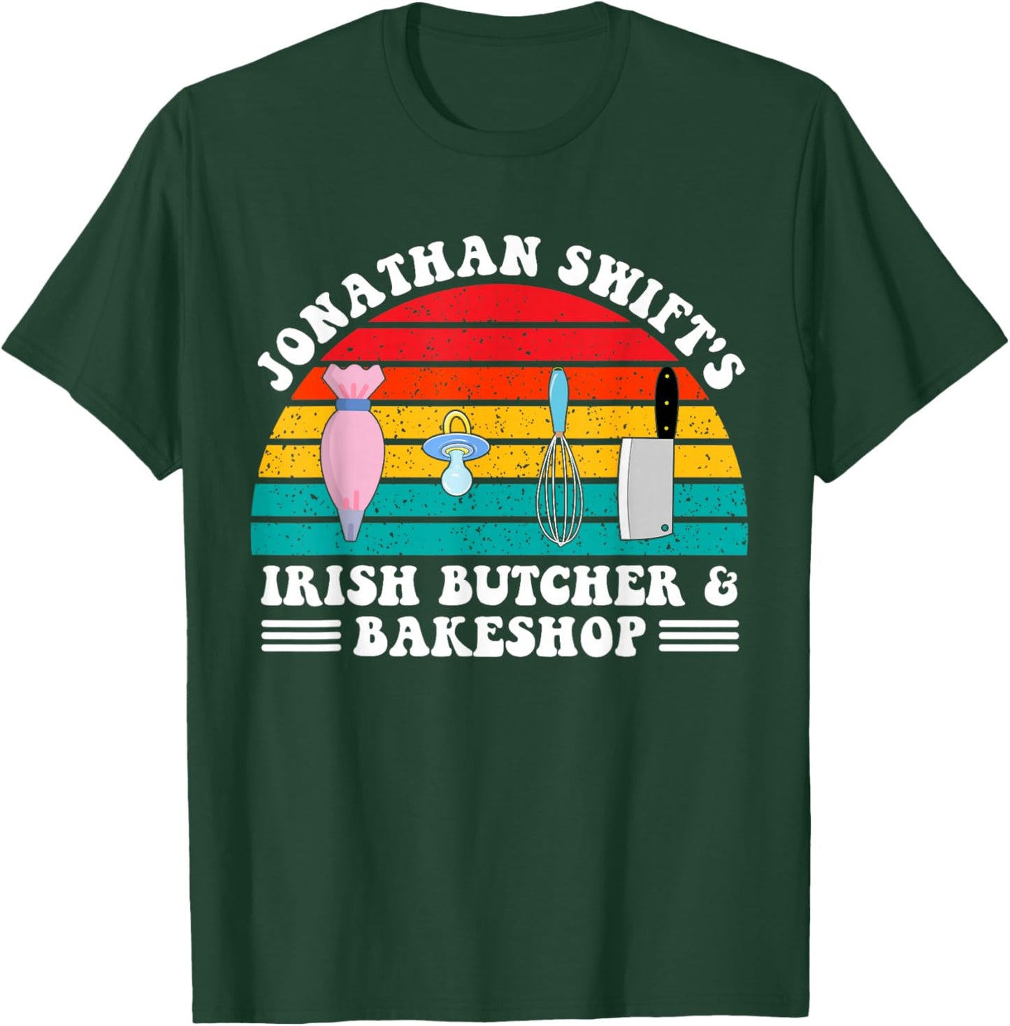 Jonathan Swift's Irish Butcher & Bakeshop Apparel T-Shirt - T-Shirt | Forest
