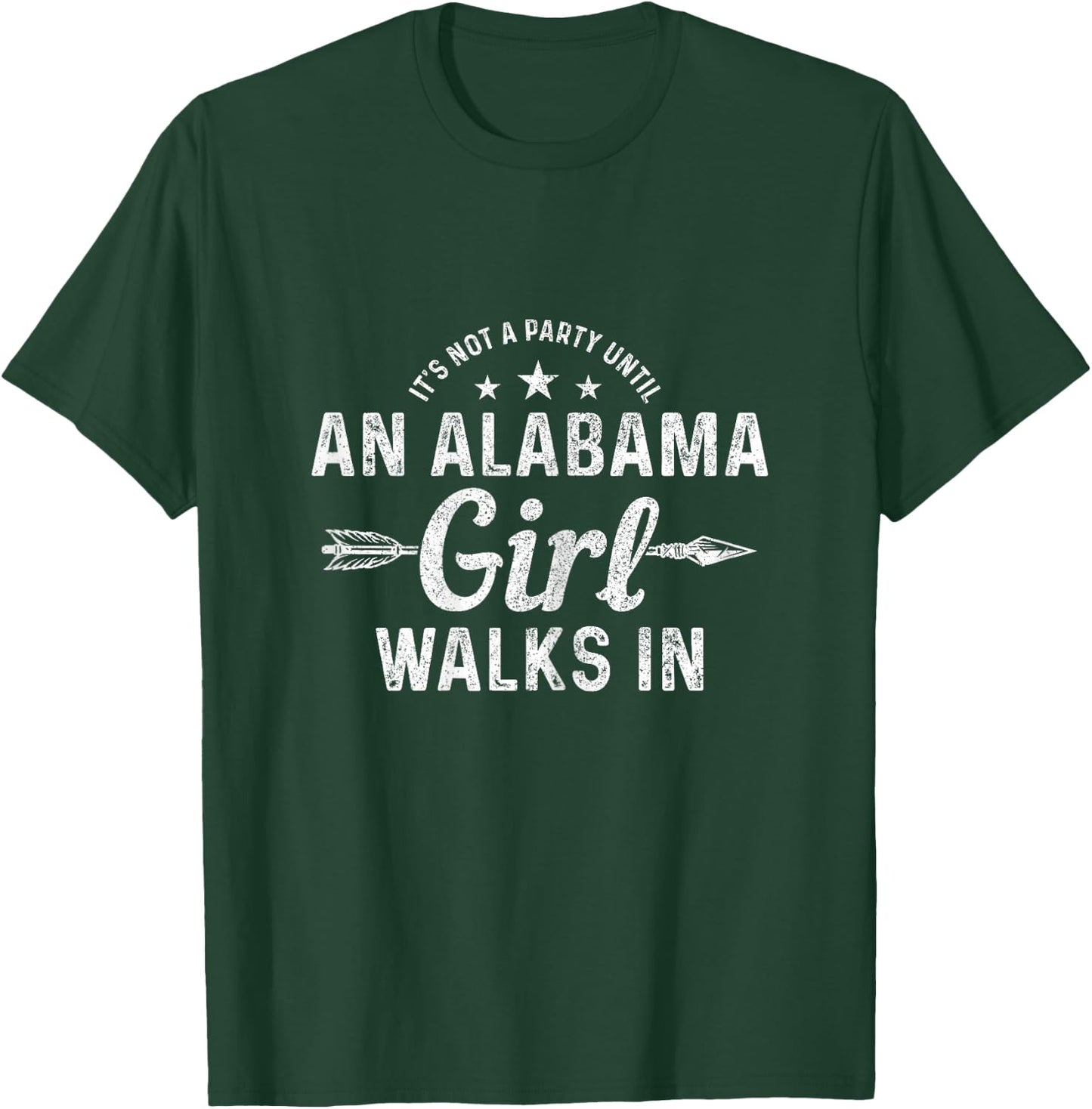 Alabama Funny Girl Bama Pride Vintage T-Shirt - T-Shirt | Forest