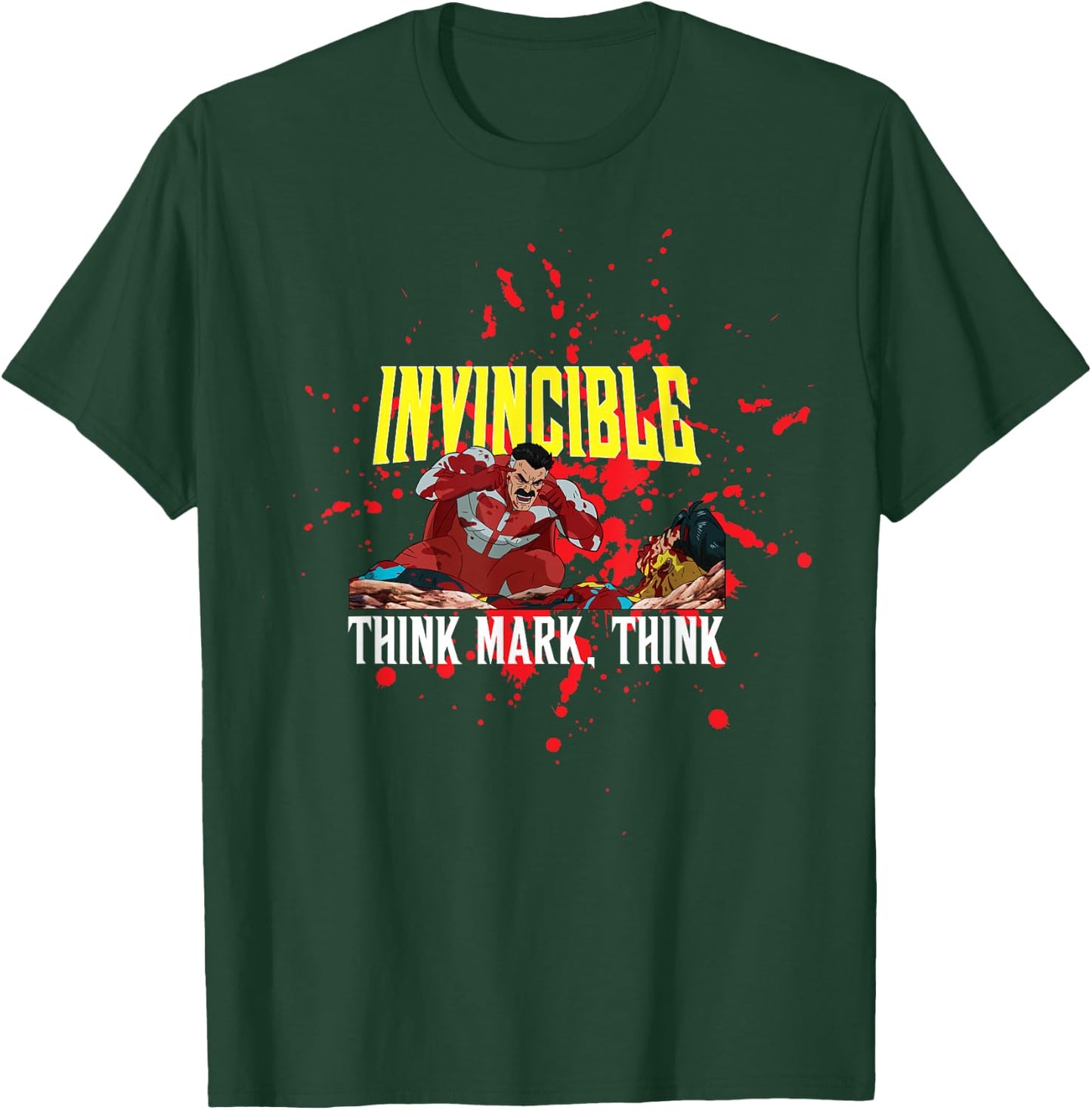 Invincible Animated - Think Mark Think T-Shirt - T-Shirt | Forest