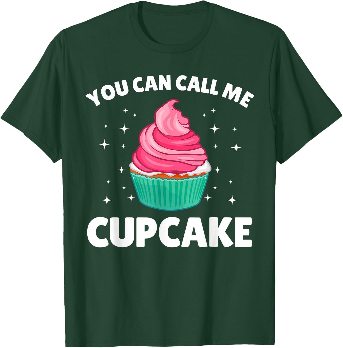 Cute Cupcake Art Women Kids Cake Baker Sweet Cupcake T-Shirt - T-Shirt | Forest