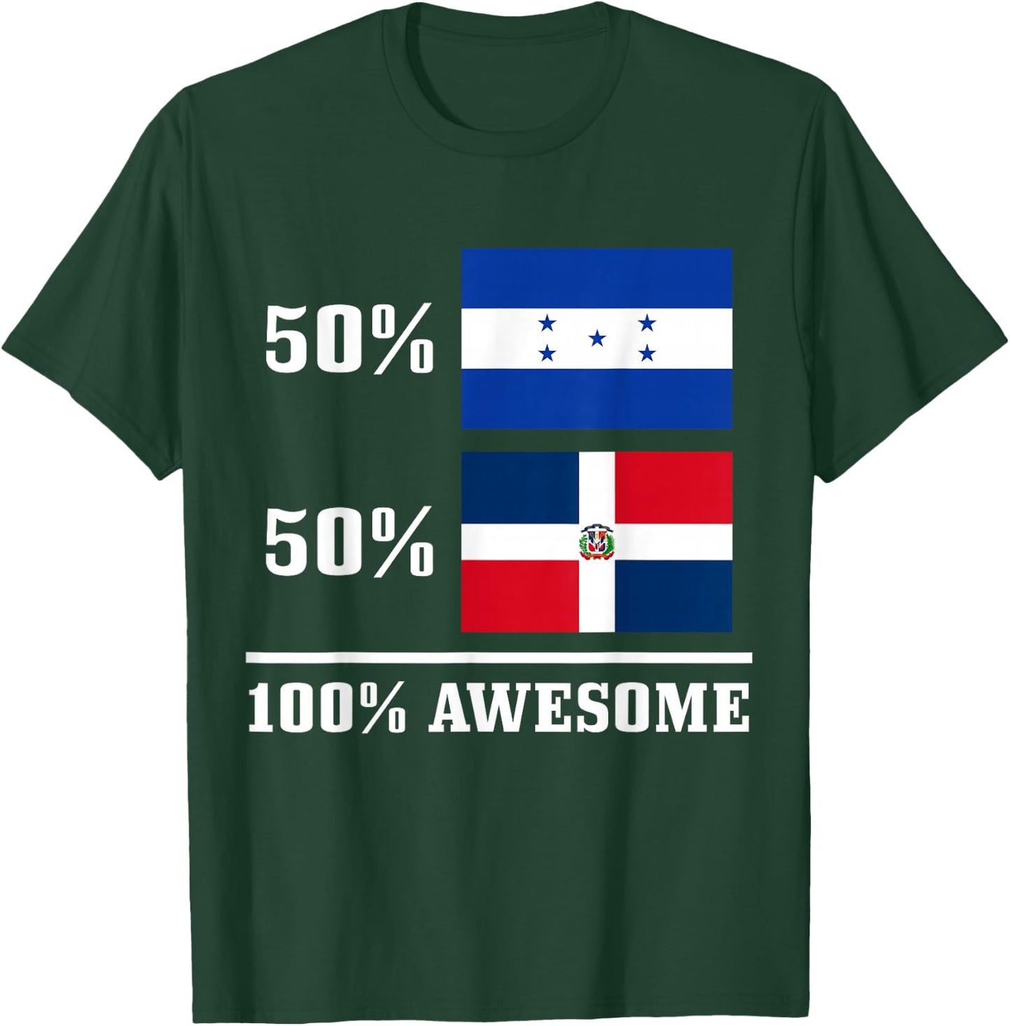 Honduras Dominican Republic Honduran Flag Pride Heritage T-Shirt - T-Shirt | Forest