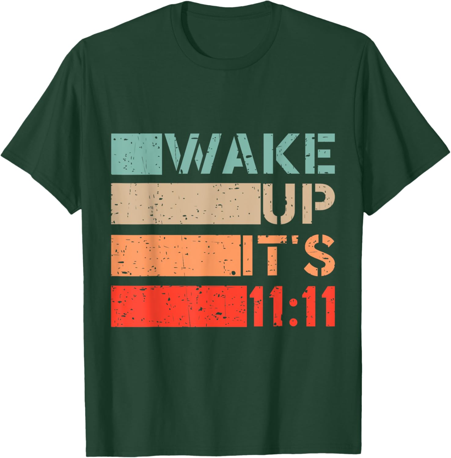 1111 Number Synchronicity Spiritual Awakening manifestation T-Shirt - T-Shirt | Forest