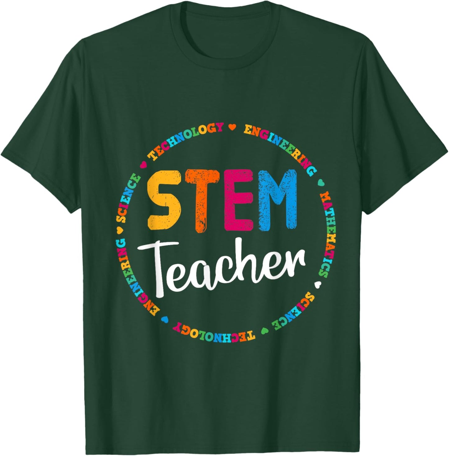 Think Outside The Box STEAM Back to School STEM Teacher Men Women Girls Kids T-Shirt - T-Shirt | Forest