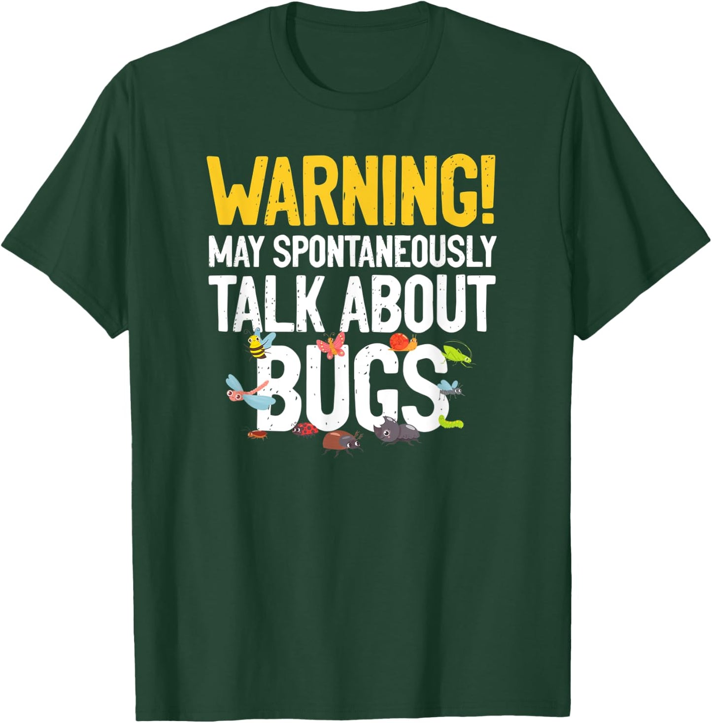 Cool Bug Women Insect Lady Bug Lover Moth Entomology T-Shirt - T-Shirt | Forest