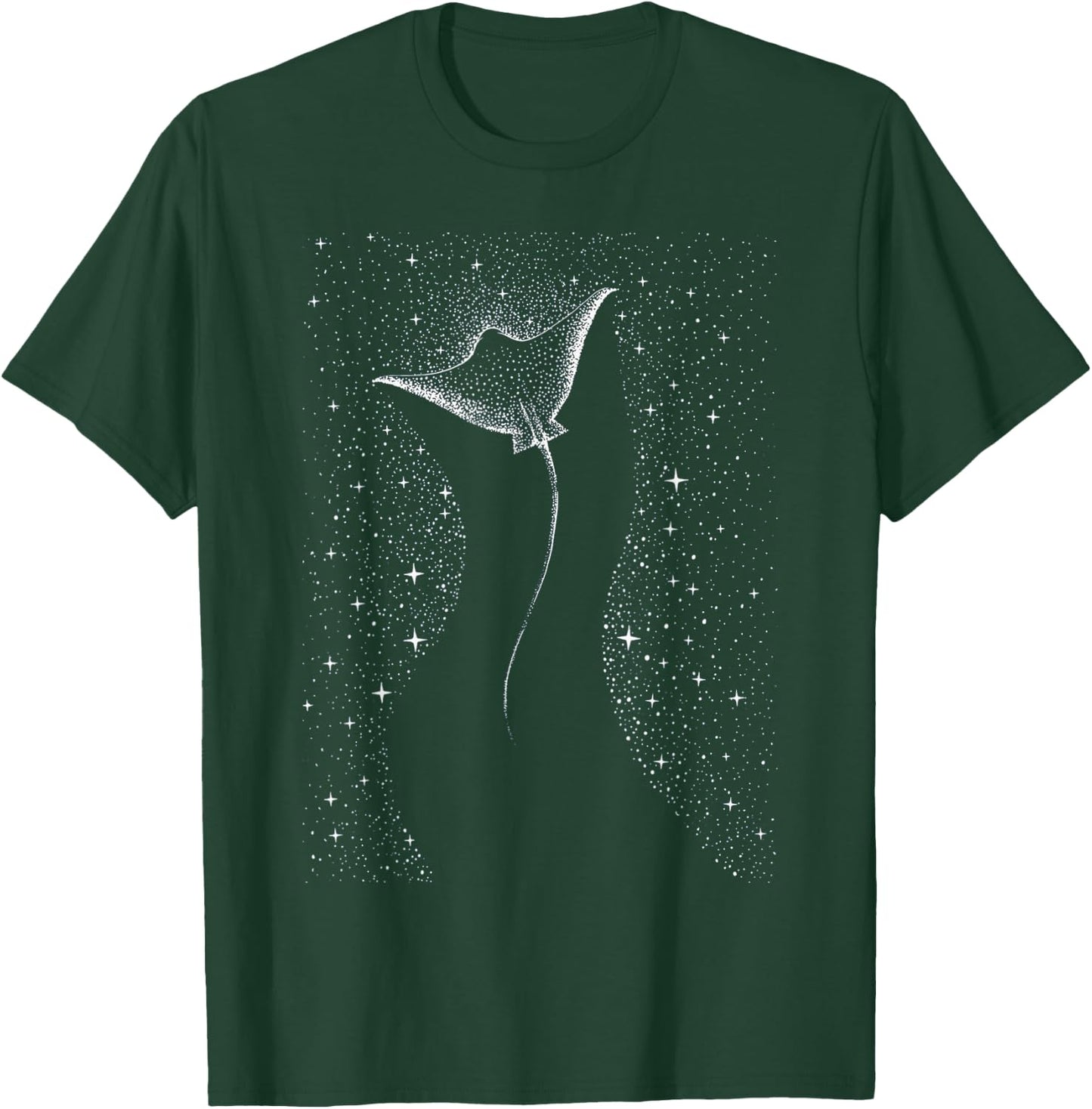 Manta Ray - Scuba Diving Ocean Coral Reef Fish Diver T-Shirt - T-Shirt | Forest