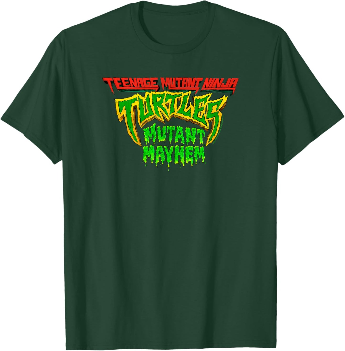 Teenage Mutant Ninja Turtles: Mutant Mayhem Slime Retro Logo T-Shirt - T-Shirt | Forest