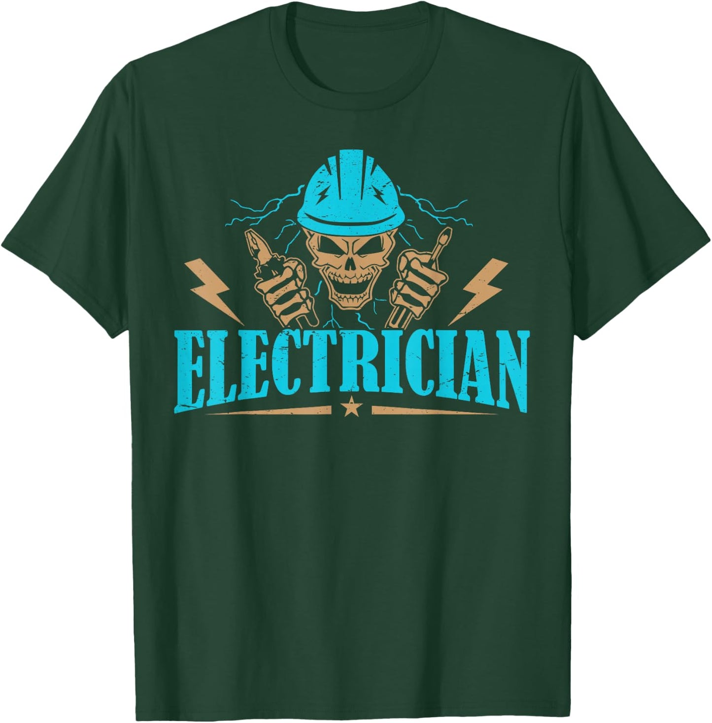 Electrician - Funny Electrician T-Shirt - T-Shirt | Forest