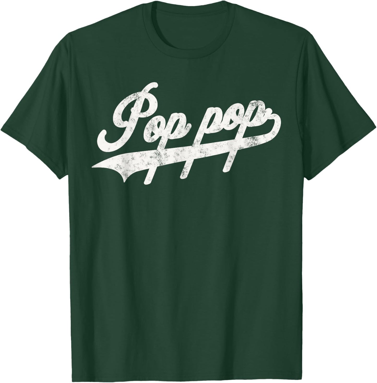 Pop pop Retro Style Father’s day Gift Papa Grandpa T-Shirt - T-Shirt | Forest