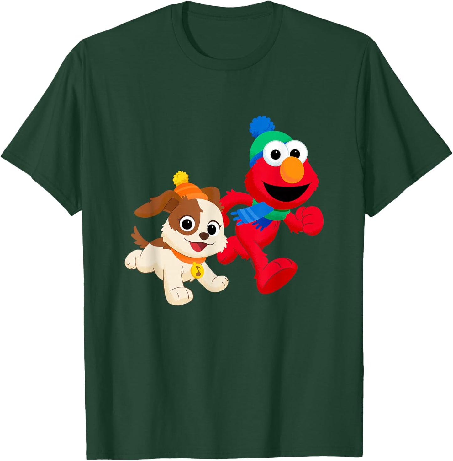 Sesame Street Best Friends, Elmo and Tango Winter Fun T-Shirt - T-Shirt | Forest