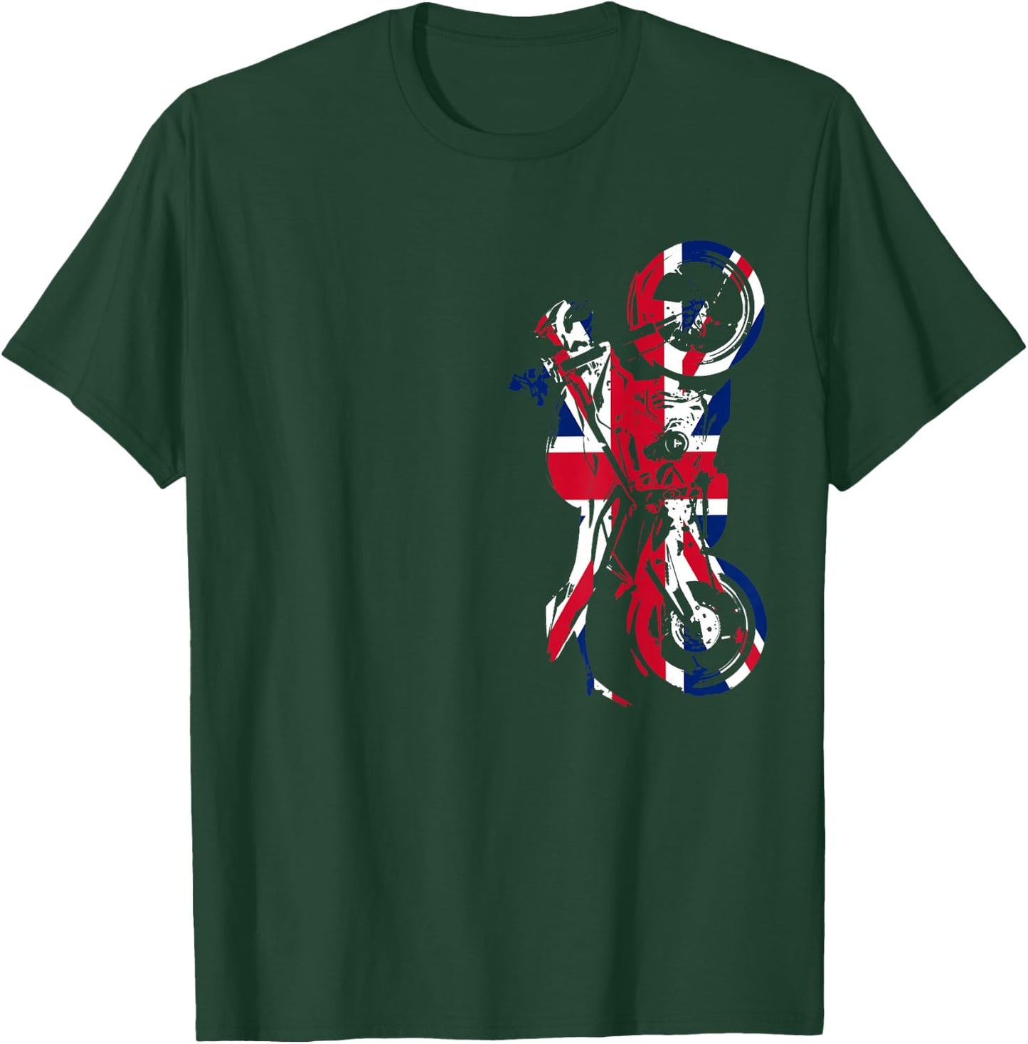 Street Triple Motorcycle Union Jack T-Shirt - T-Shirt | Forest
