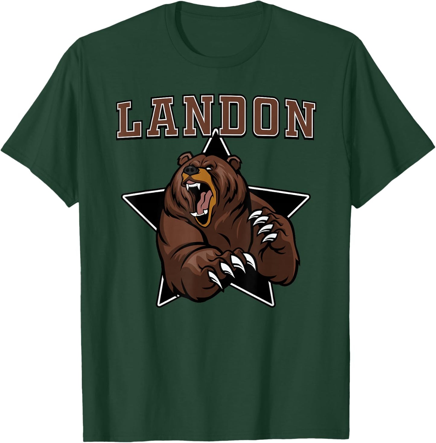 Landon Bears High School Team Spirit T-Shirt - T-Shirt | Forest