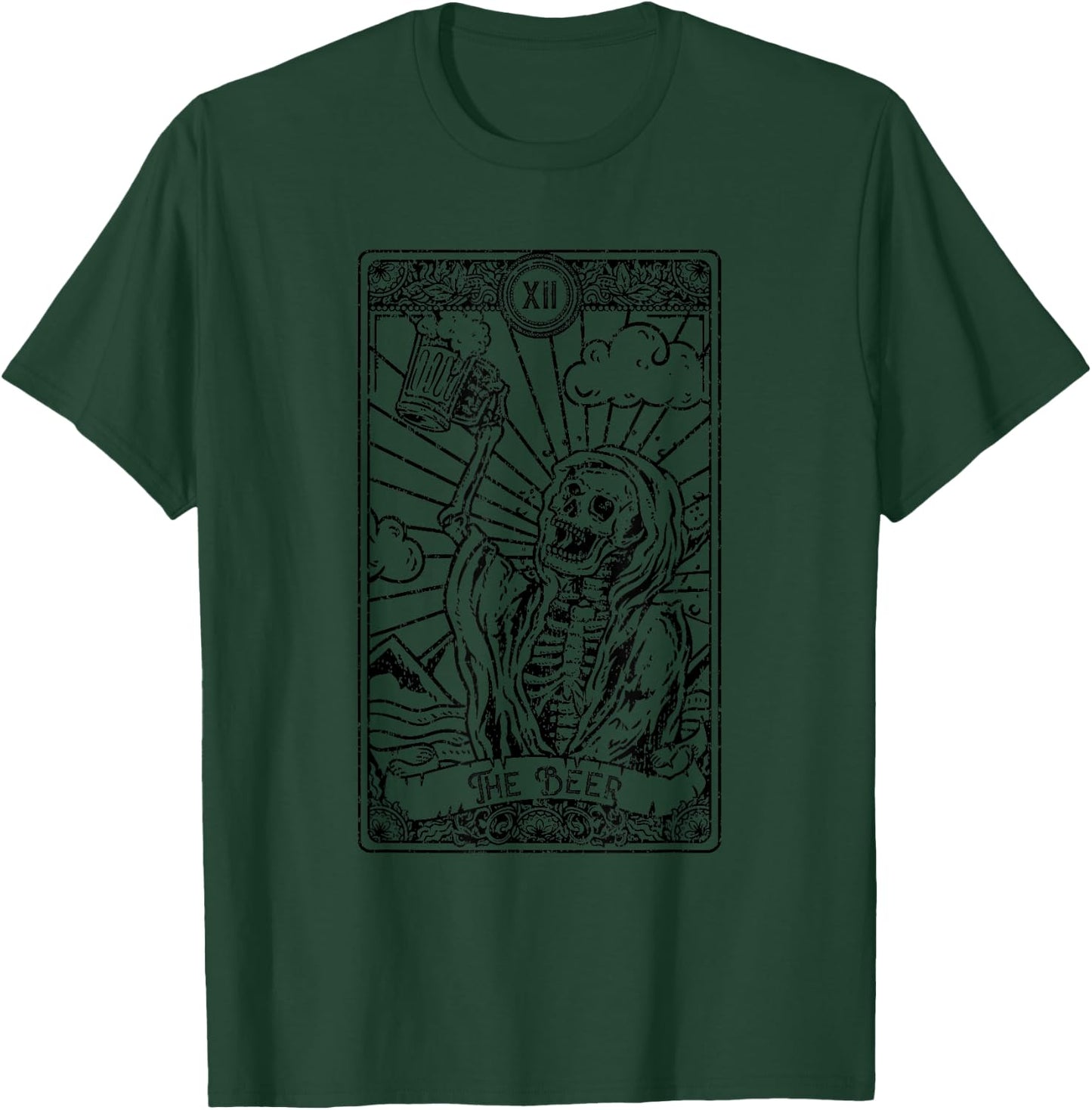 The Beer Tarot Card T-Shirt - T-Shirt | Forest