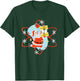 Retro Christmas Mid Century Modern Atomic Santa Claus T-Shirt - T-Shirt | Forest