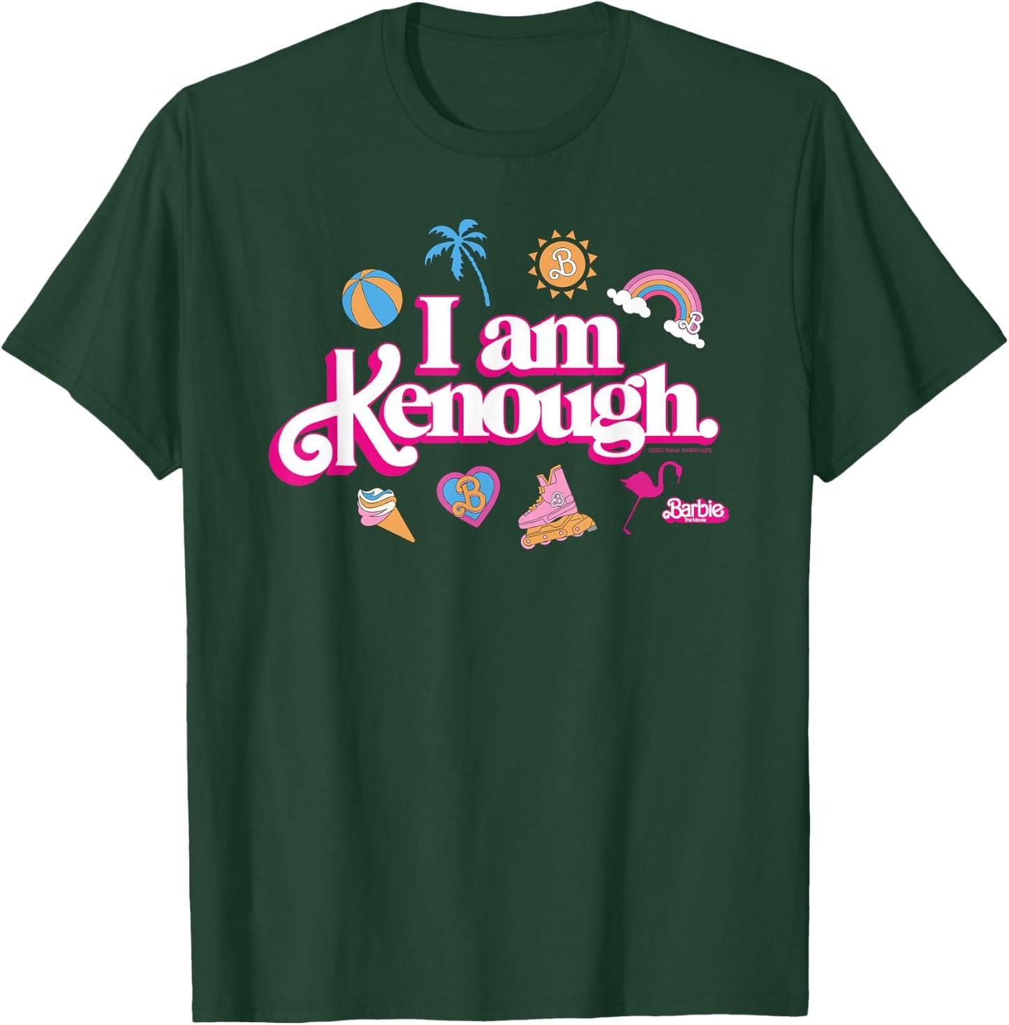 Barbie The Movie - I Am Kenough Icons T-Shirt - T-Shirt | Forest