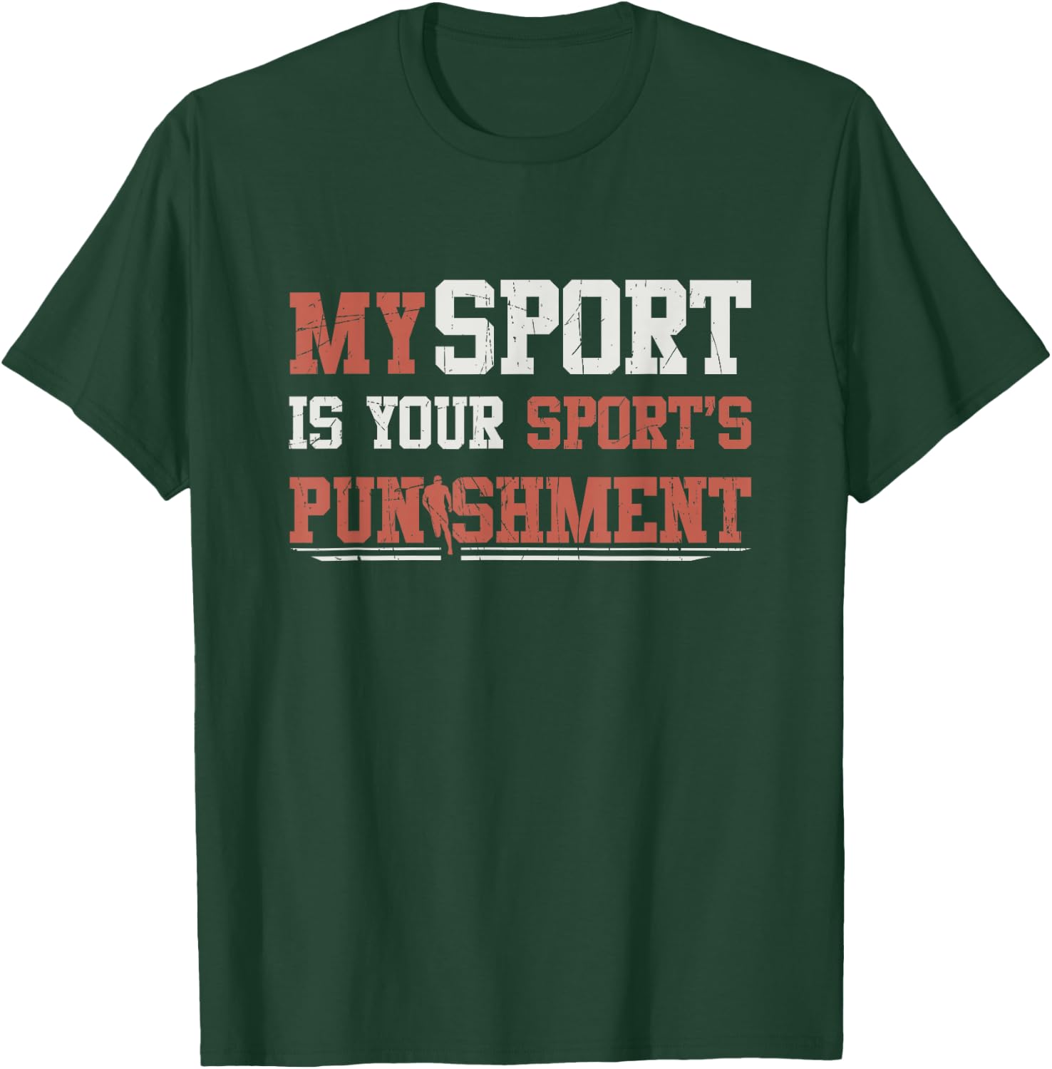 My Sport Is Die Punation Bei Deiner Sport! Runner T-Shirt - T-Shirt | Forest