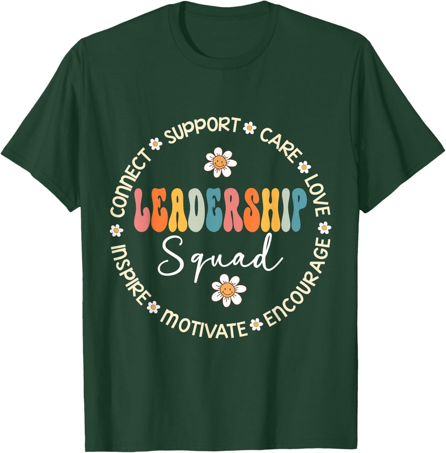 Leadership Admin Leader Boss Manager CEO Leadership Squad T-Shirt - T-Shirt | Forest