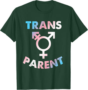 Trans Parent Transgender Apparel T-Shirt - T-Shirt | Forest
