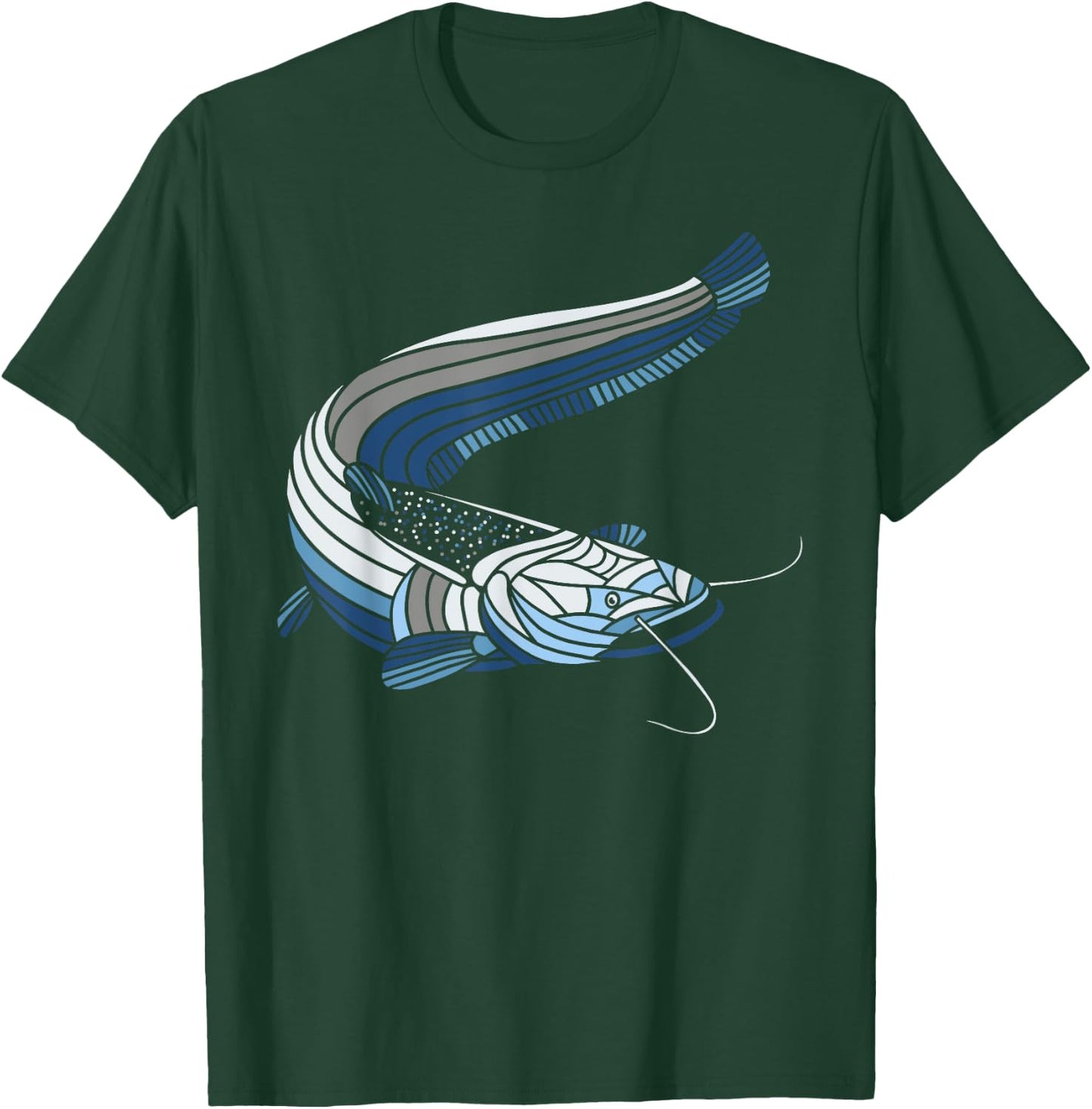 Wels Catfish Sheatfish T-Shirt - T-Shirt | Forest