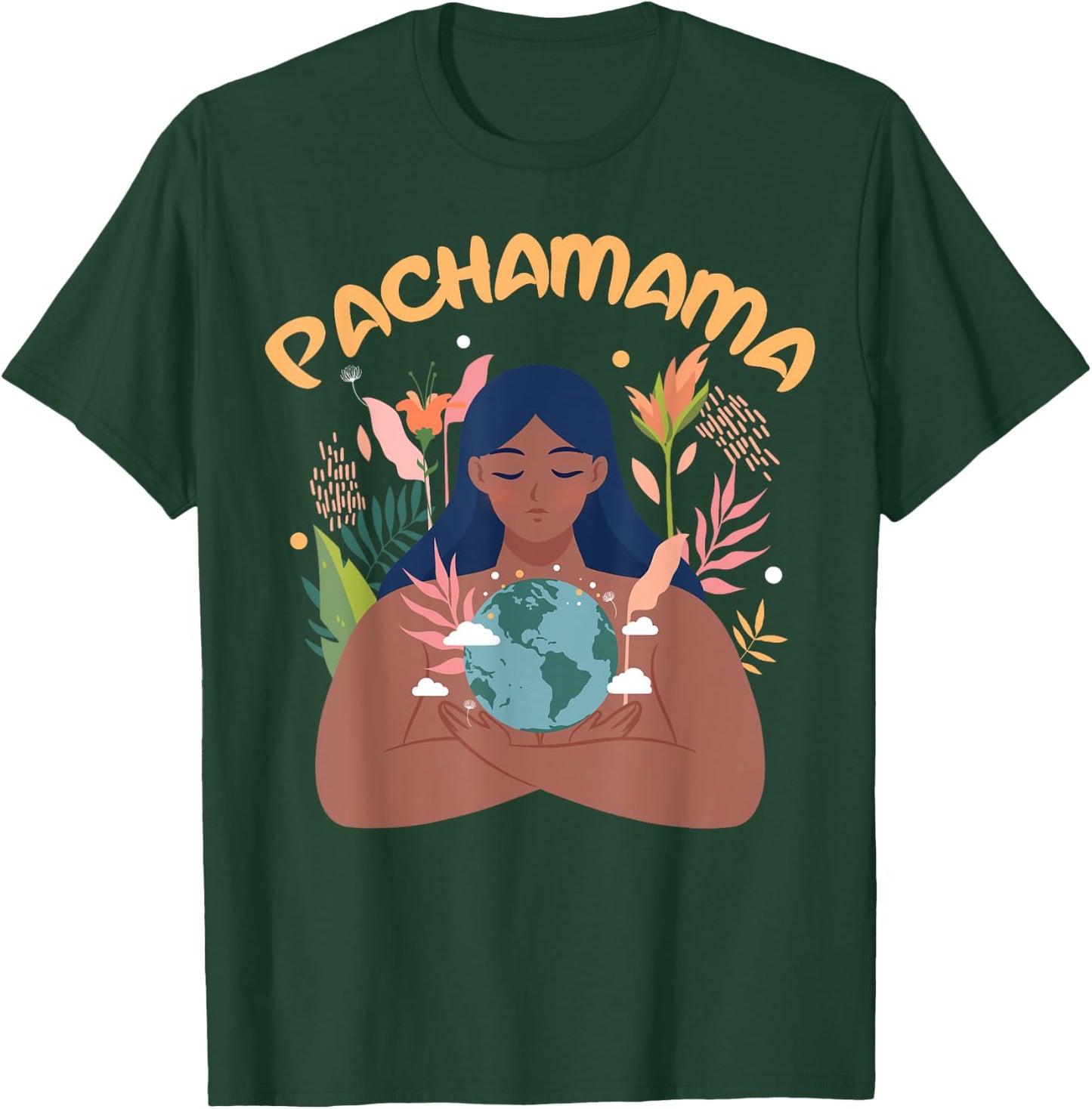 La Pachamama Indigenous Mother Earth Latino Quechua Aymara T-Shirt - T-Shirt | Forest