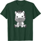 Zebra Cute Animals for Children Manga Zebra T-Shirt - T-Shirt | Forest