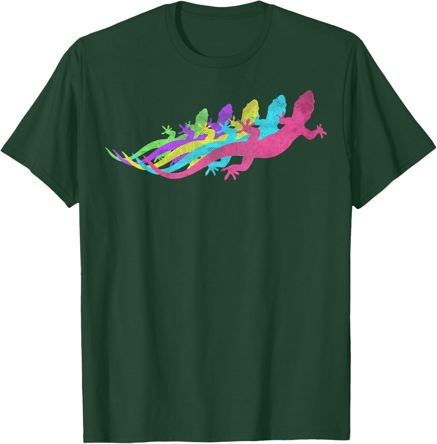 Gecco. 80s. Colors. 1980s. T-Shirt - T-Shirt | Forest