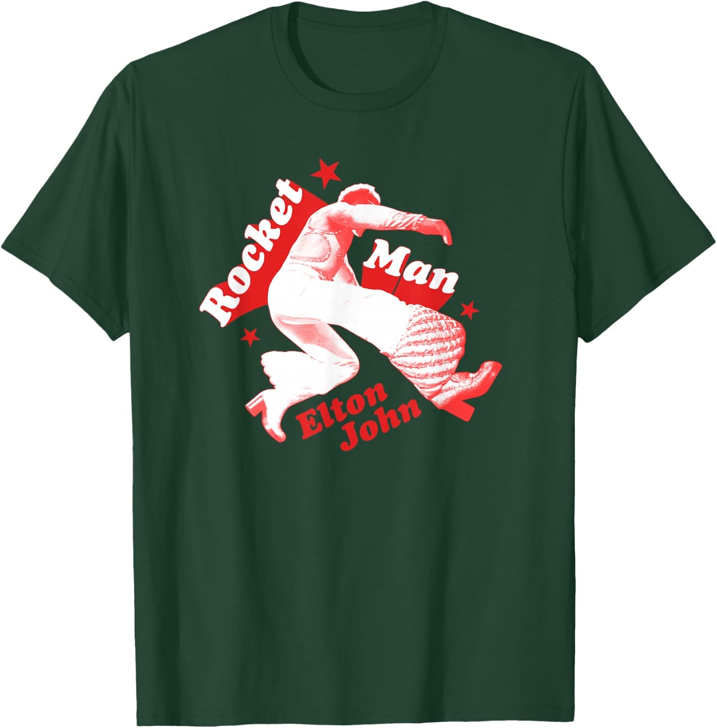Official Elton John Rocket Man T-Shirt - T-Shirt | Forest
