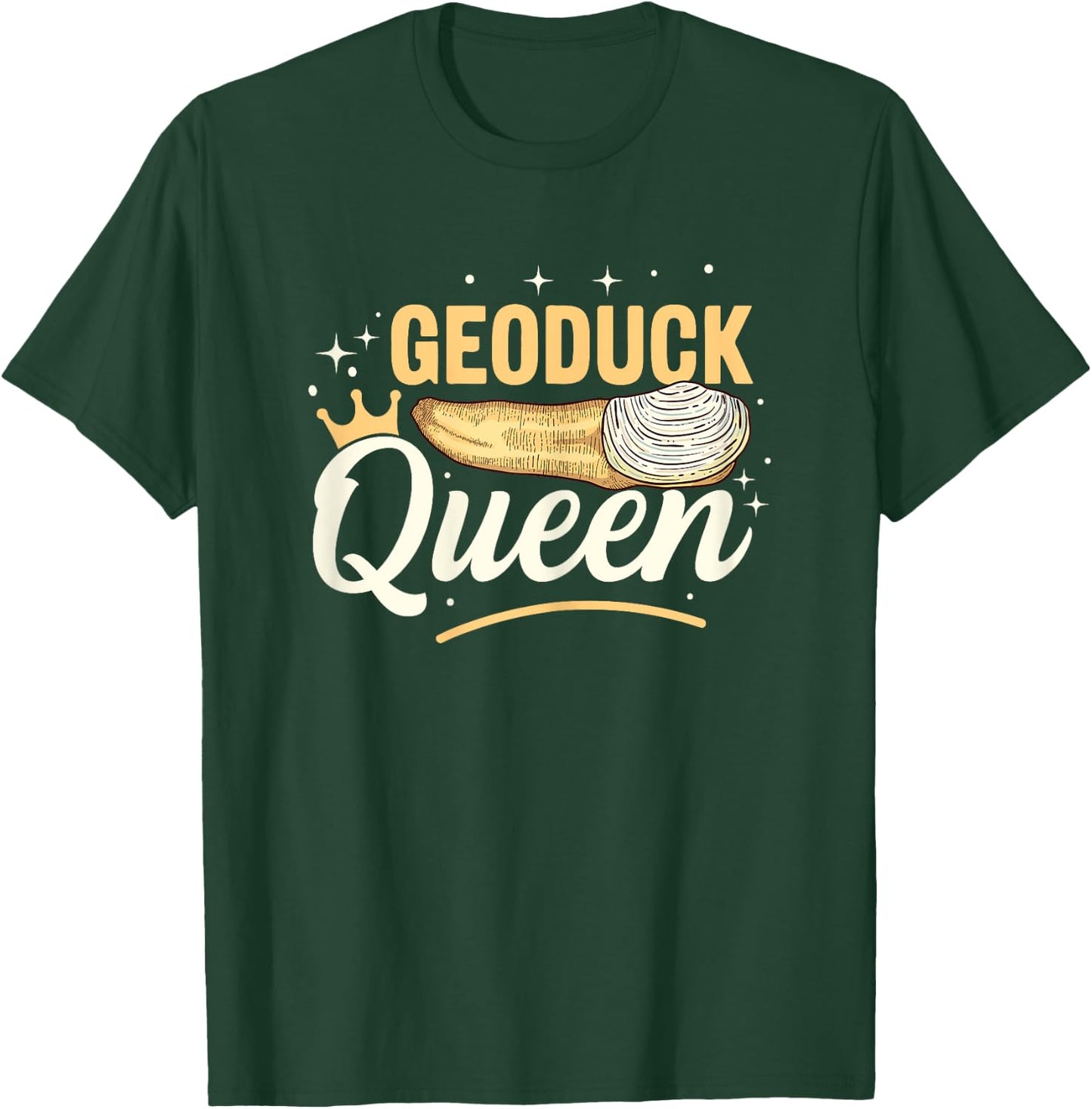 Geoduck Queen Design for a Geoduck Girl T-Shirt - T-Shirt | Forest
