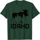 Idaho Vintage Moose Souvenir T-Shirt - T-Shirt | Forest